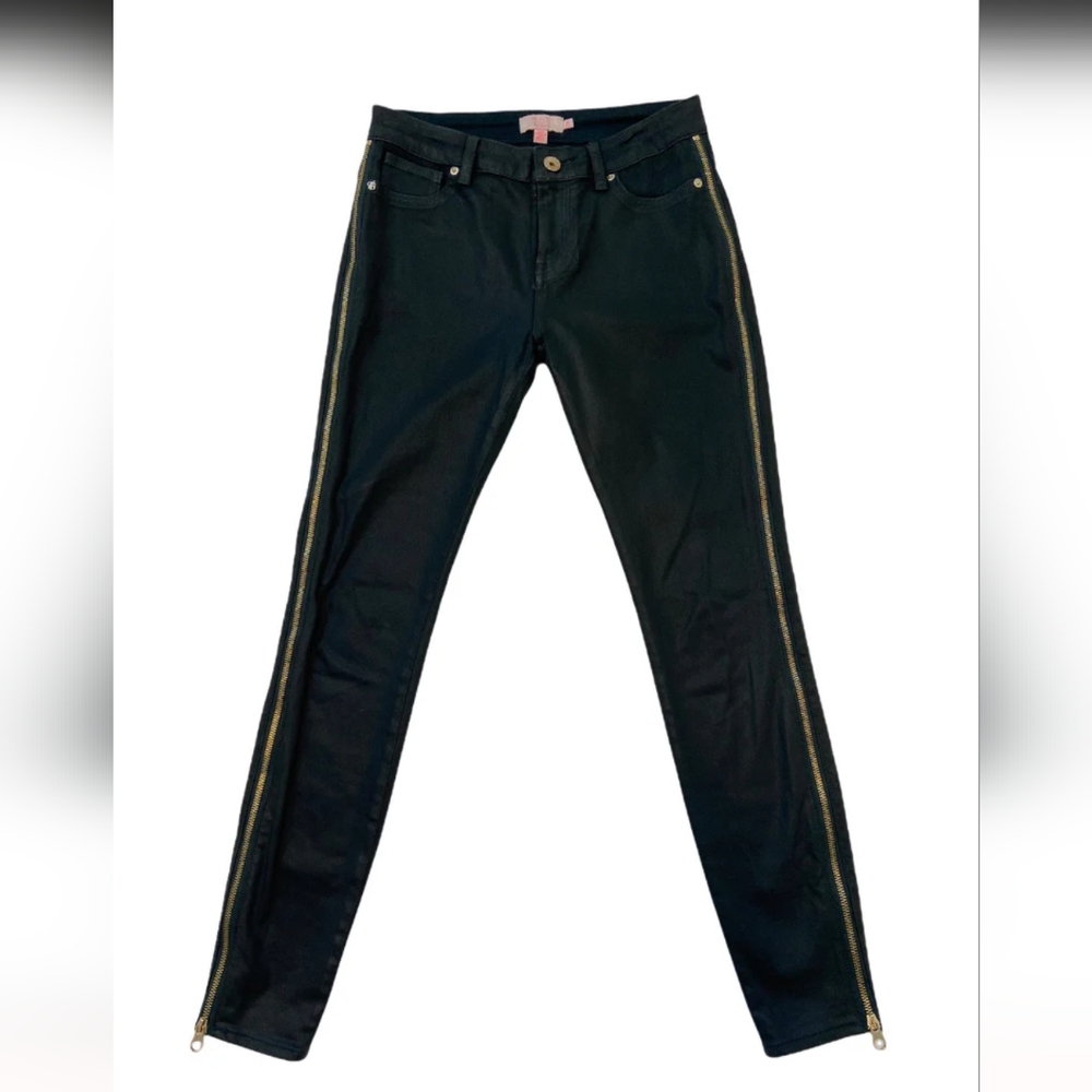 Ted Baker Forest black Shiny Jean Size 30 